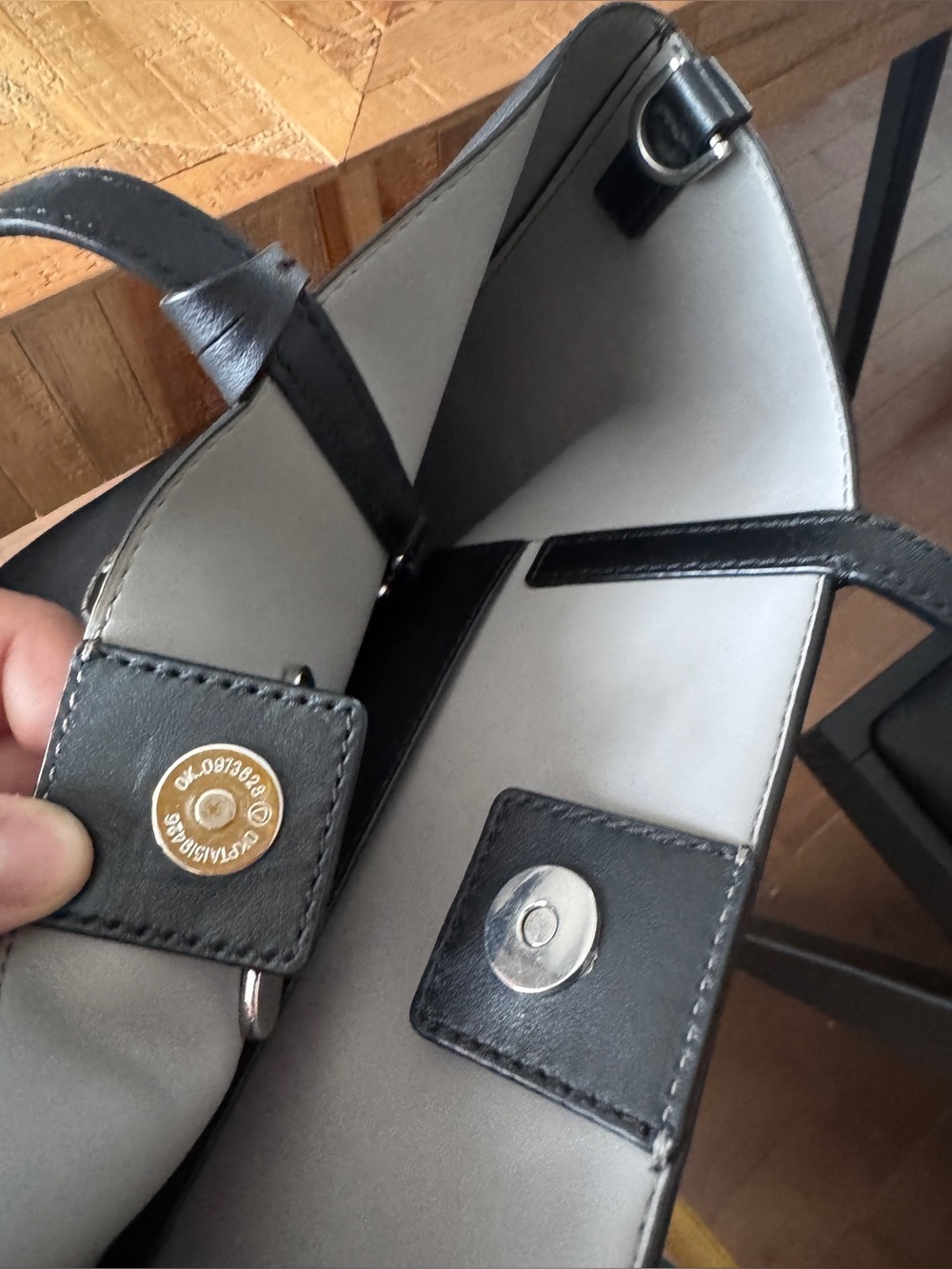 Mk Michael Kors bag leather tote with strap three in one - Picture 10 of 11